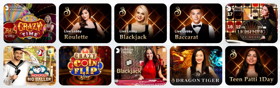 Jeux de casino en direct Jonny Jackpot Casino